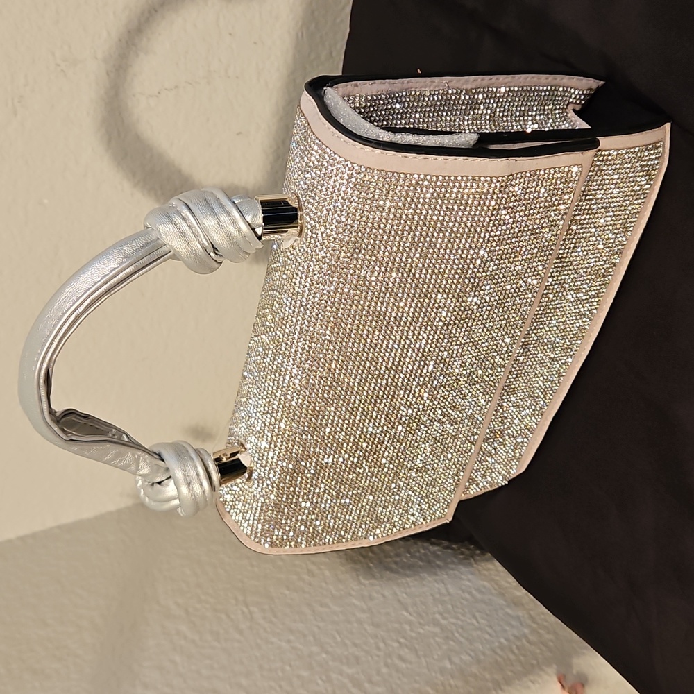Every Hour Silver Handbag